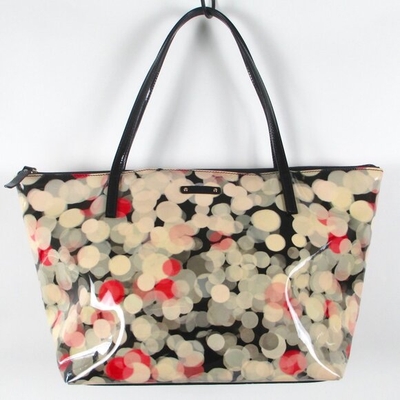 KATE SPADE NEW YORK CHERRY TERRACE FESTIVE BUBBLE TOTE BAG. - Picture 2 of 16